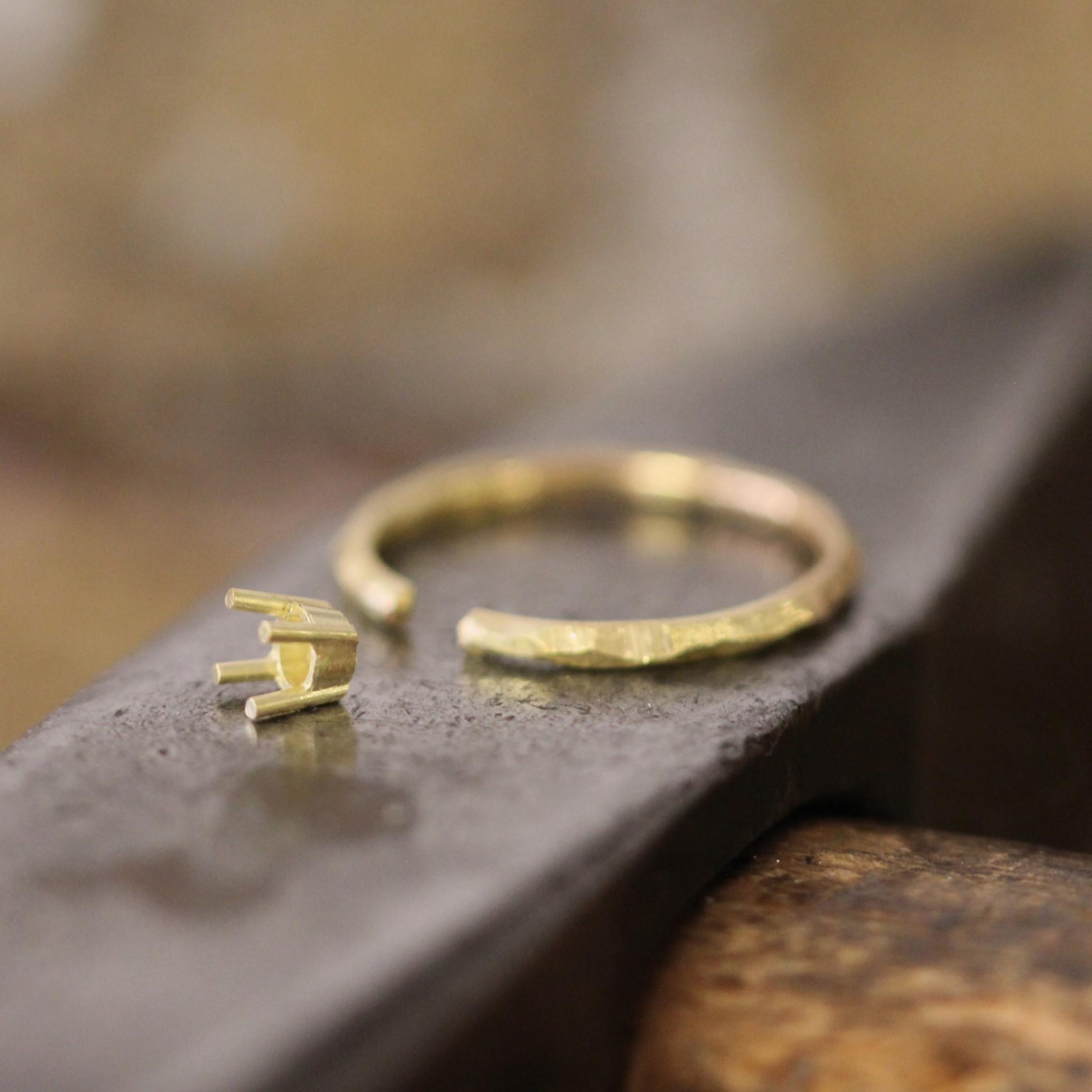 Verlobungsring selber machen Goldschmiede Susanne Krist