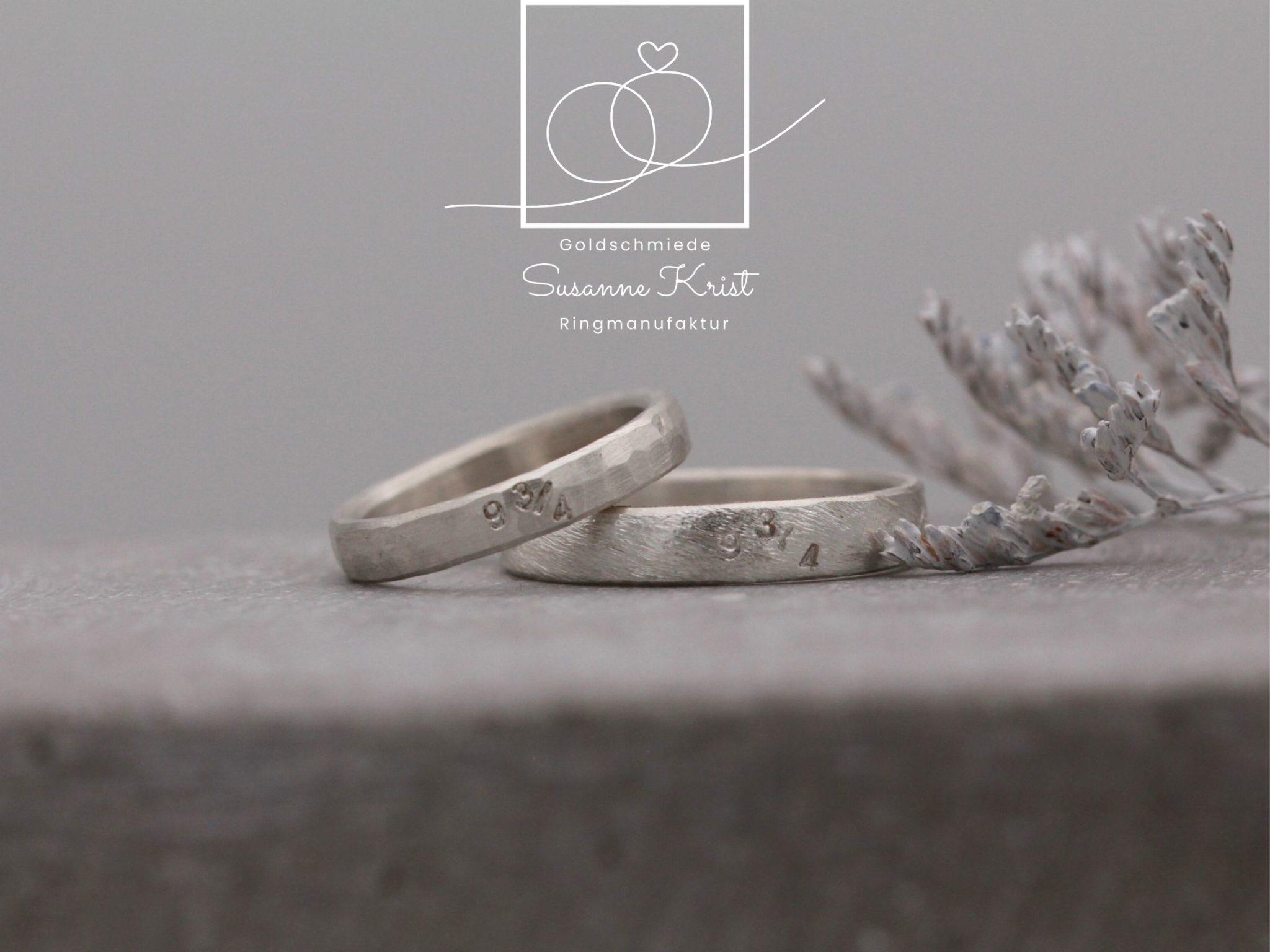 Außengravur Ringe von Harry Potter inspiriert.