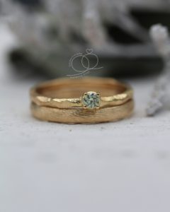 Verlobungsring zum Trauring dazustecken als Vorsteckring Minti